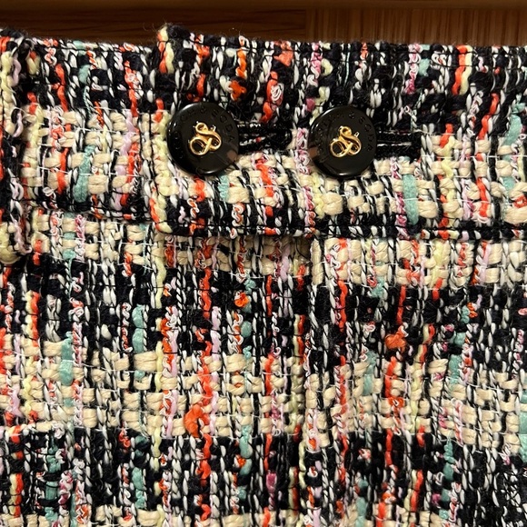 Scotch & Soda | Tweed Patch Pocket | Mini Skirt | Sz M | Tweed Skirt | NWT - Picture 3 of 12